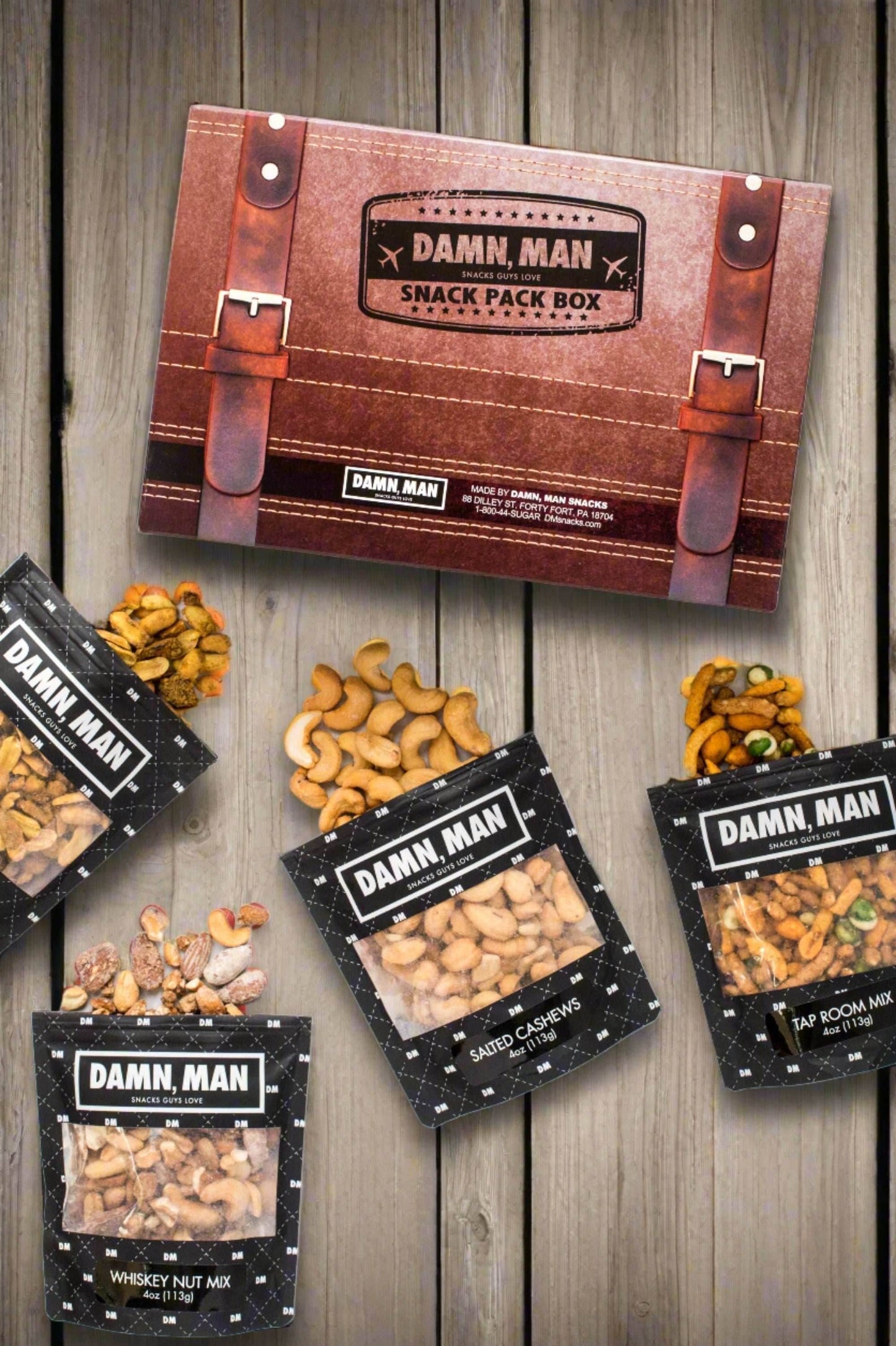 Build Your Own 4-Pack Box of Mixed Nuts – Customize Your Snack Selection - 