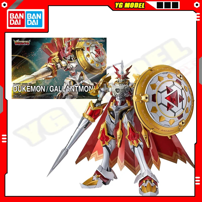 BANDAI Digimon Adventure Assembly Model FRS Amplified Dukemon / Gallantmon Model Kit Figure-rise Standard Active Joint Original