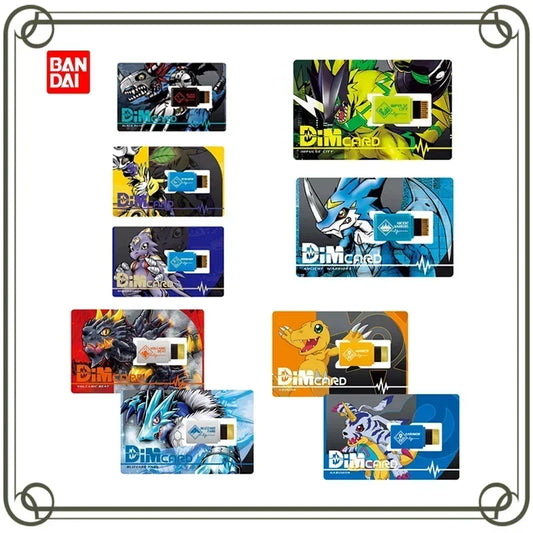 BANDAI DIM Card Digimon Adventure Agumon D-Ark PB Style EX 01 Life Bracelet Medarot V-mon Special Storage Box ANIME GIFT