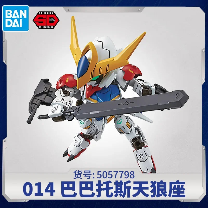 Bandai Model GUNDAM Action Figure SDEX Series Model Kit RX-78-2 Aile Strike Exia 00 Unicorn Astray Red Frame Barbatos Gundam