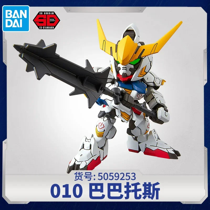 Bandai Model GUNDAM Action Figure SDEX Series Model Kit RX-78-2 Aile Strike Exia 00 Unicorn Astray Red Frame Barbatos Gundam