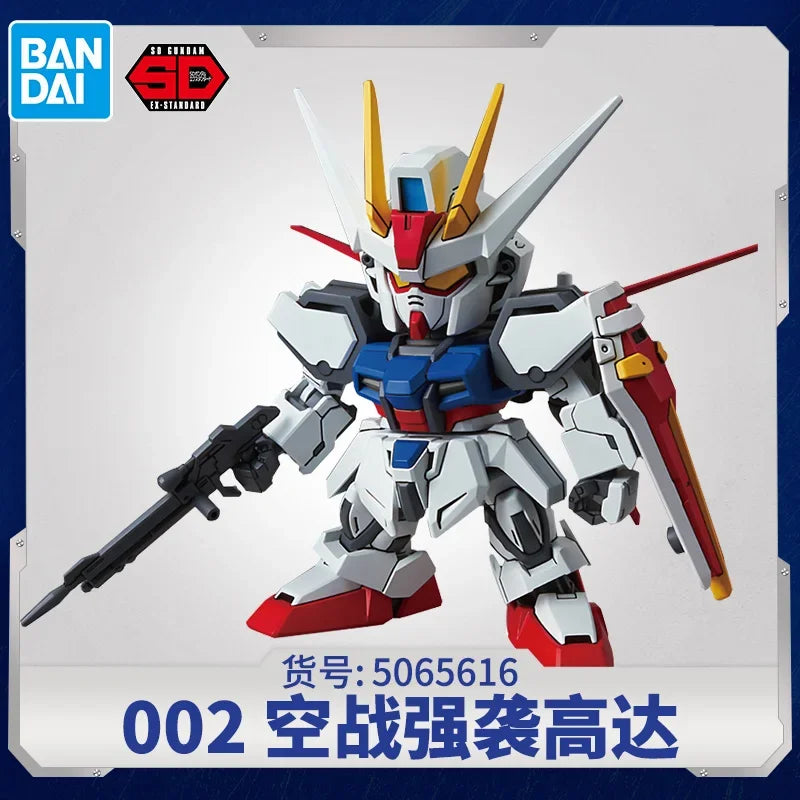 Bandai Model GUNDAM Action Figure SDEX Series Model Kit RX-78-2 Aile Strike Exia 00 Unicorn Astray Red Frame Barbatos Gundam