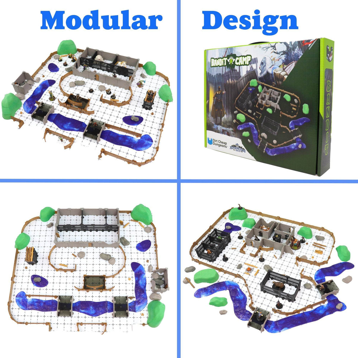 Bandit Camp Adventure Terrain Set - 