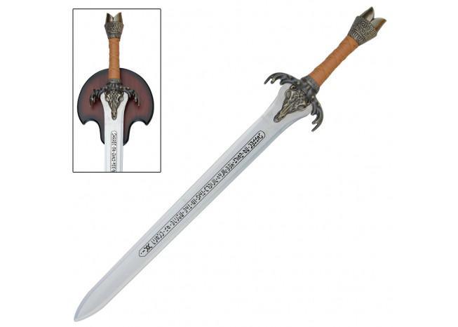 Barbarian Father's Medieval Rams Head Sword