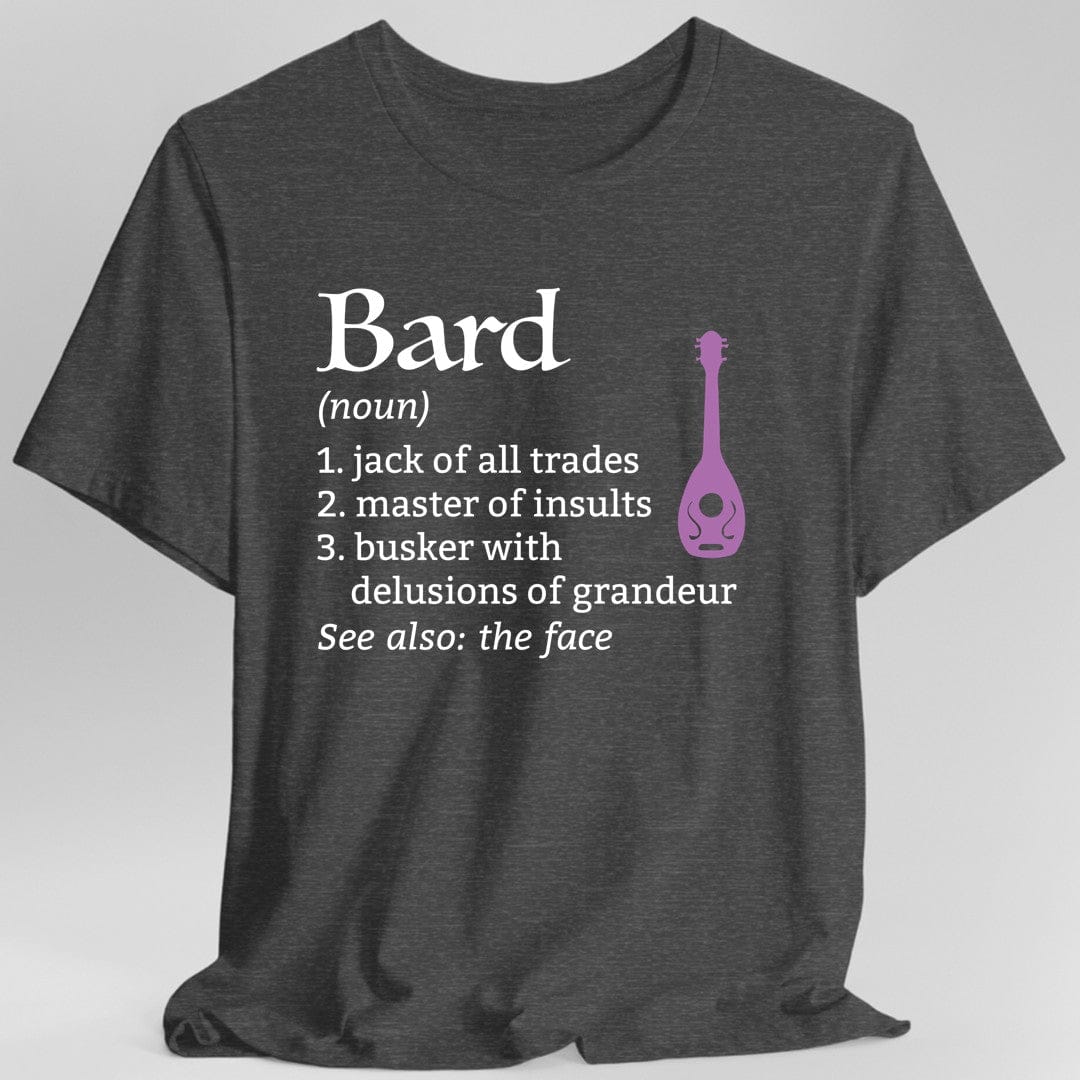 Bard Class Definition T-Shirt – Funny DnD Definition Tee