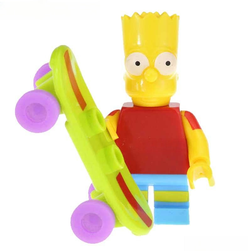 Bart Simpson | The Simpsons Lego Minifigures Custom toys