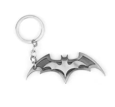 Bat Pendants Keychain Superheroes Movie Jewelry Car Key Ring Bags Key Chains Gifts Souvenir