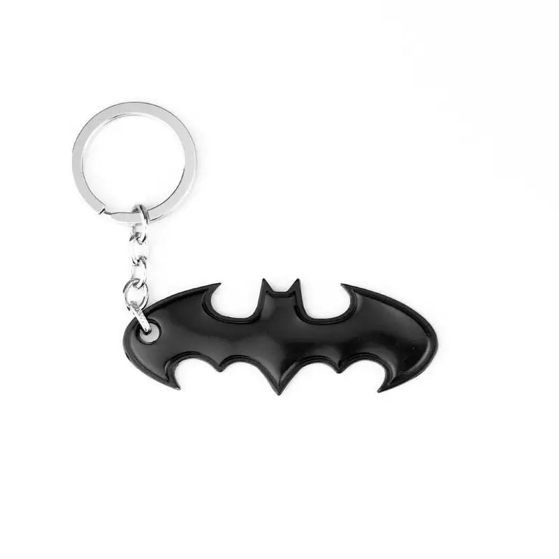 Bat Pendants Keychain Superheroes Movie Jewelry Car Key Ring Bags Key Chains Gifts Souvenir