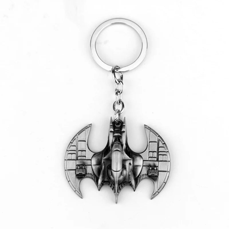 Bat Pendants Keychain Superheroes Movie Jewelry Car Key Ring Bags Key Chains Gifts Souvenir