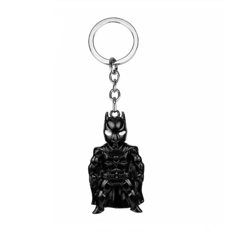 Bat Pendants Keychain Superheroes Movie Jewelry Car Key Ring Bags Key Chains Gifts Souvenir