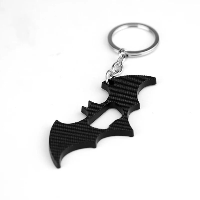 Bat Pendants Keychain Superheroes Movie Jewelry Car Key Ring Bags Key Chains Gifts Souvenir