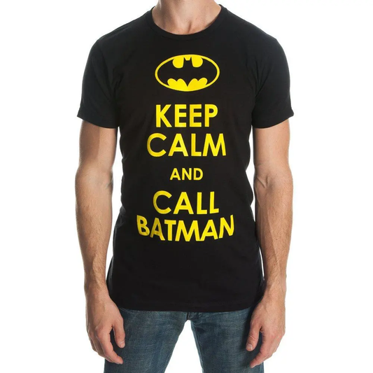 Batman Keep Calm And Call Batman T-shirt Tee Shirt