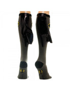 Batman Logo Symbol DC Comics Knee High Socks With Cape - One Size