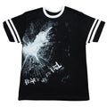 Batman The Dark Knight Fear is Why You Fail Striped sleeves Black Mens T-Shirt
