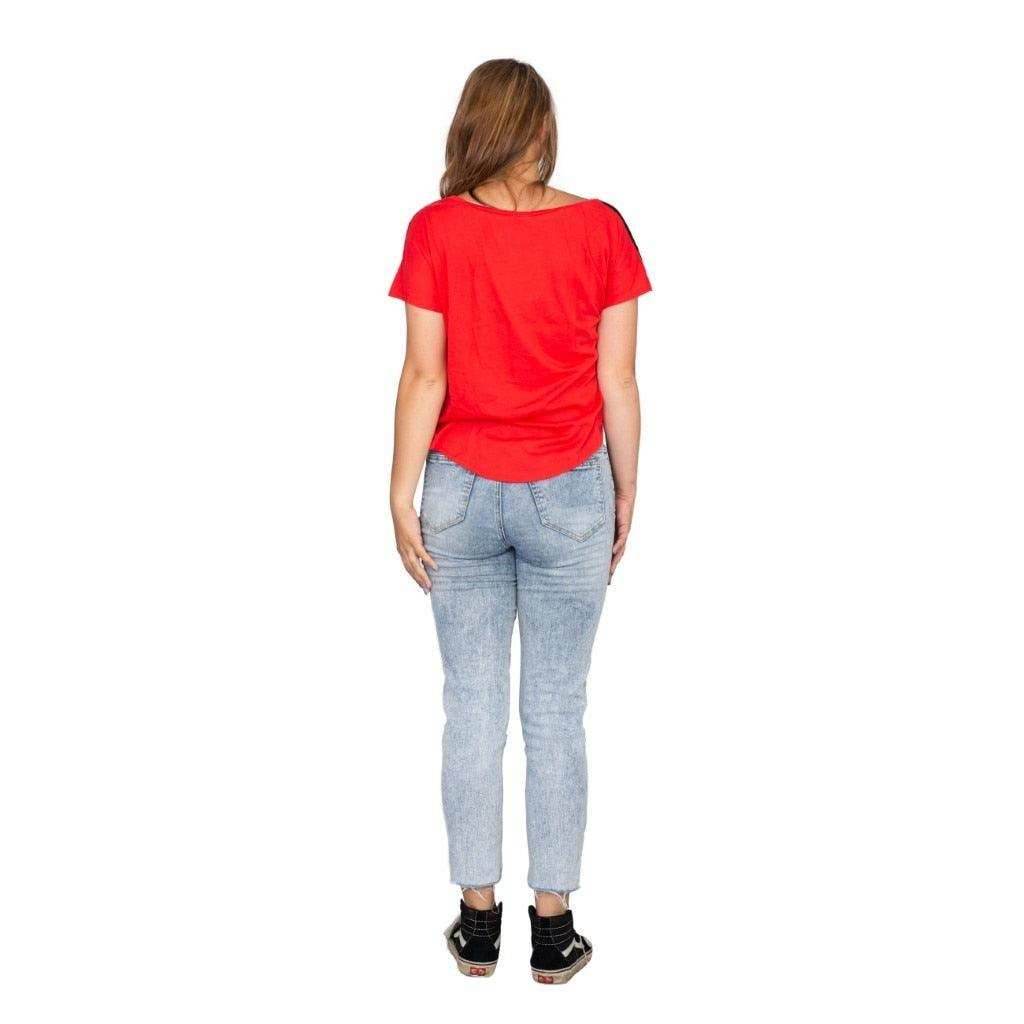 Batman The Dark Knight Heel Dolman T-shirt - S