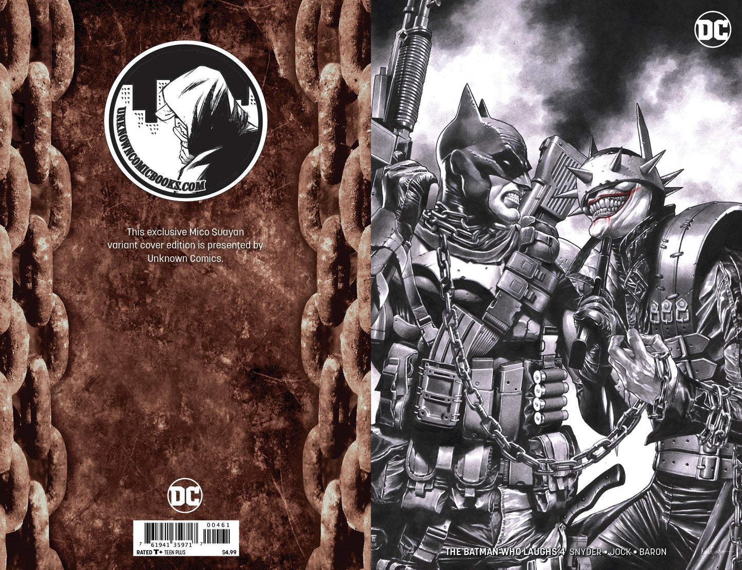 Batman Who Laughs #4 (Of 6) Unknown Comic Books Suayan Exclusive "Remark" Edition 4/10/2019