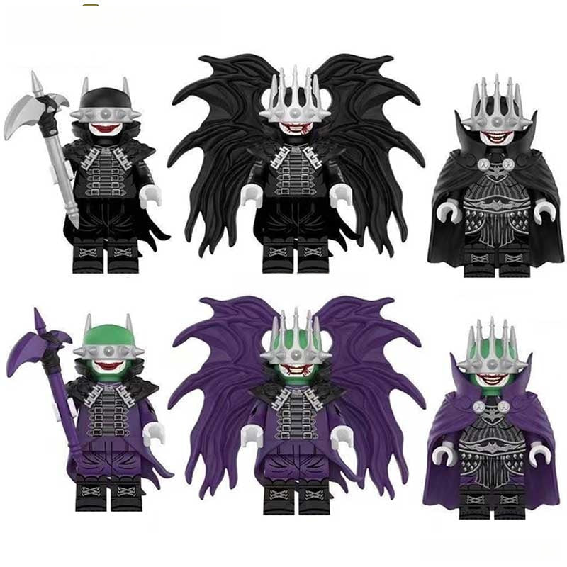 Batman who Laughs comic Lego Minifigures Custom toys set of 6