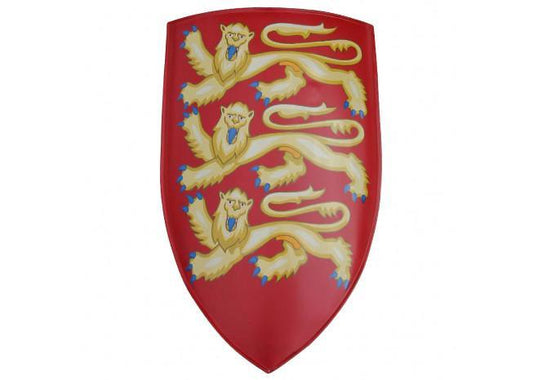 Battle ready Shield Edward I of England Medieval Heater +5