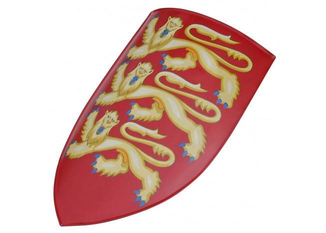 Battle ready Shield Edward I of England Medieval Heater +5