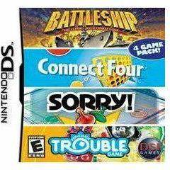 Battleship / Connect Four / Sorry / Trouble - Nintendo DS - 