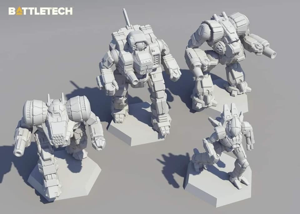 Battletech Inner Sphere miniatures set