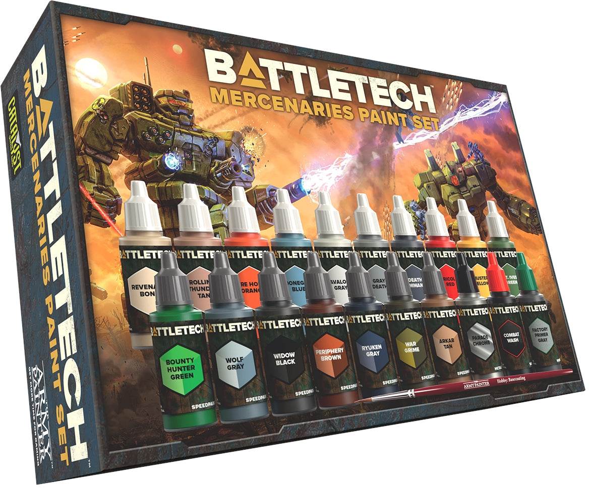 Battletech Mercenaries Paint Set - 