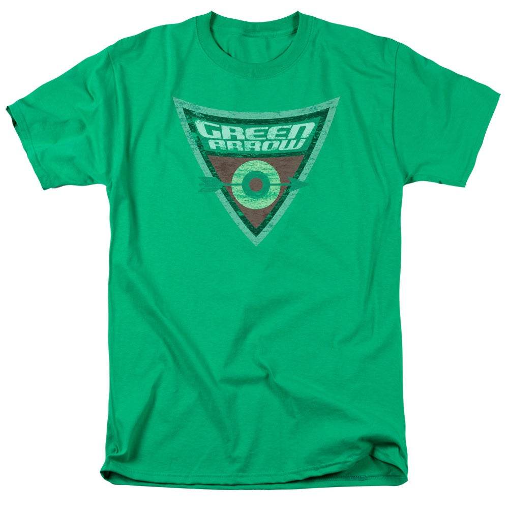 Batman Brave And The Bold Green Arrow Shield Adult T-Shirt - S