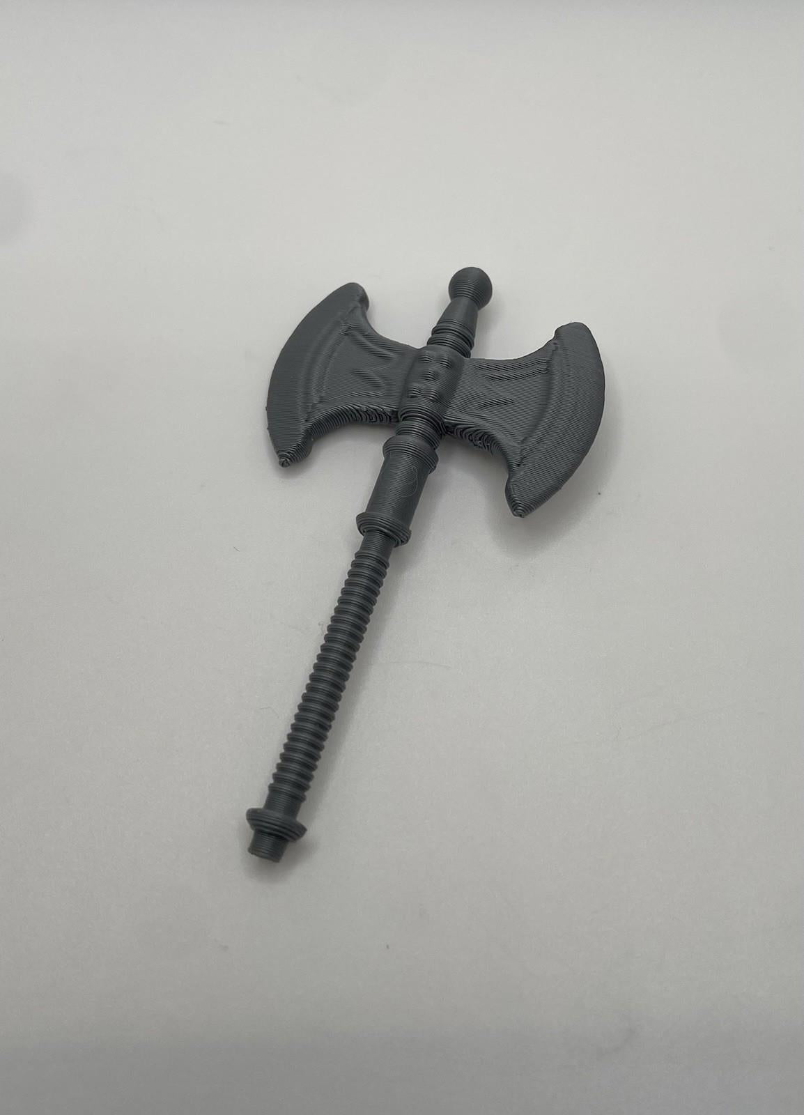 Vintage REPRO Battle Axe Weapon MOTU Masters of the Universe 1986