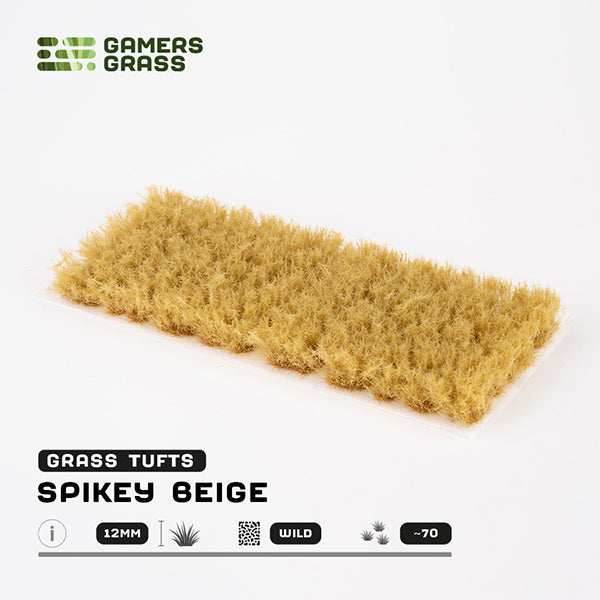 Gamers Grass Tufts: Spikey Beige 12mm- Wild - 