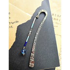 Beaded Metal Hook Bookmark - Handmade