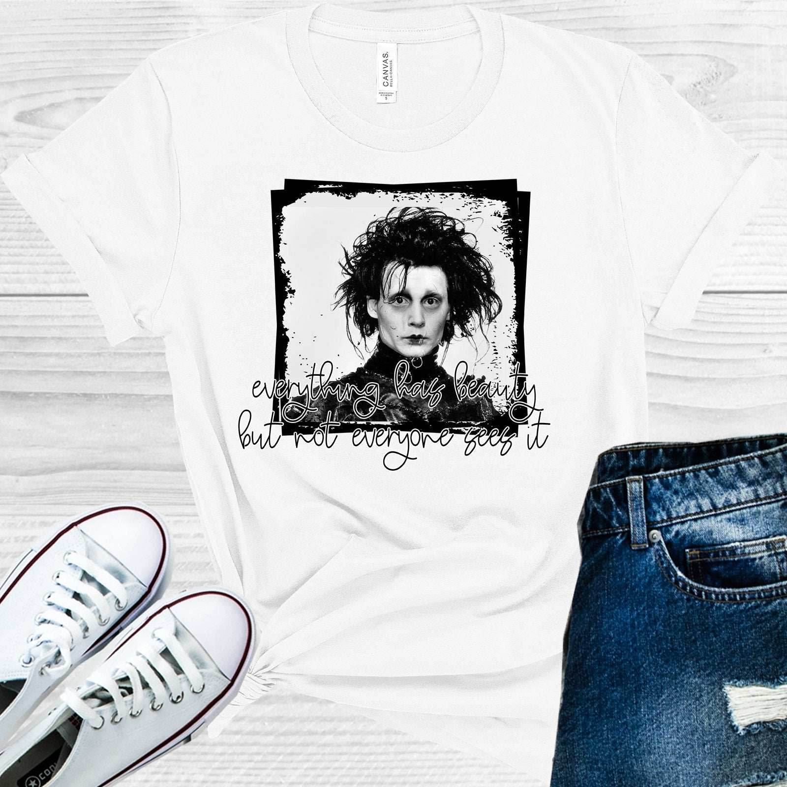 Everything Has Beauty But Not Everyone Sees It Graphic Tee - S