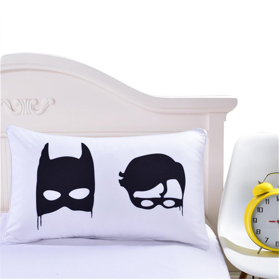 Bedding Cartoon batman print  Pillowcase Print  Pillow Case  Decorative Pillow Cover  Bedding