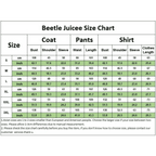 Beetlejuice Cosplay Suit – Black & White Striped Costume Set - S / Men Costume