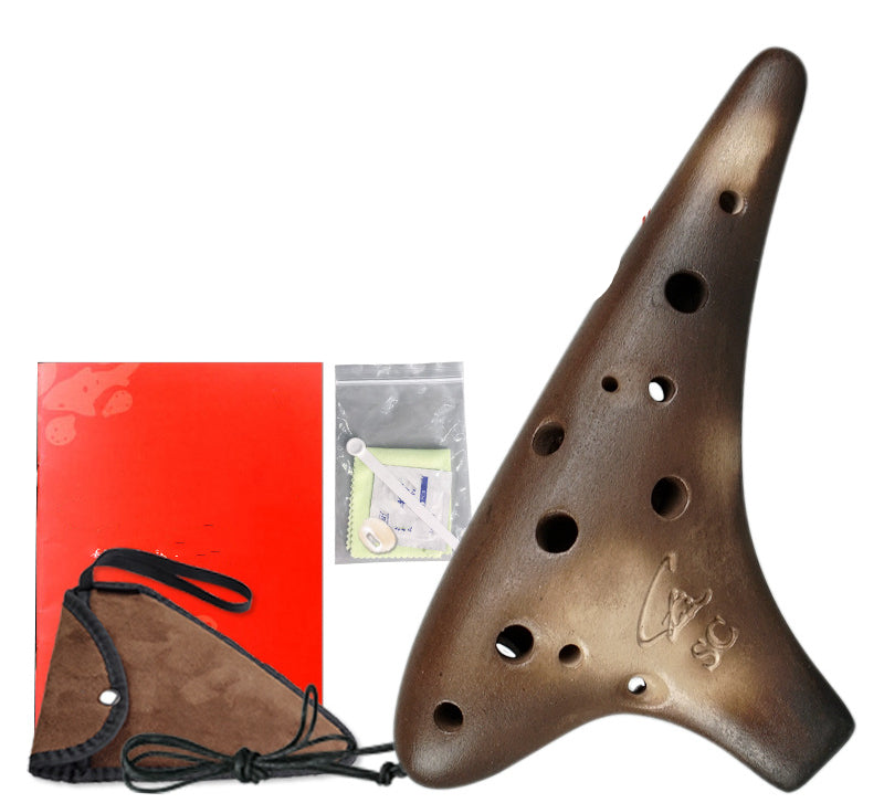 Beginner Of Smoked 12-Hole Retro Ocarina