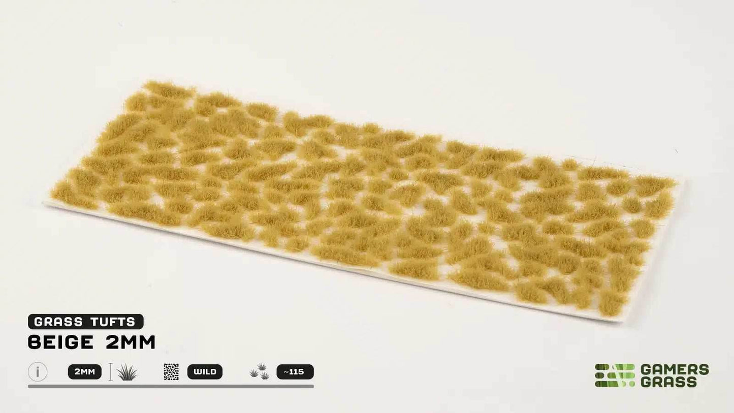 Gamers Grass Tufts: Beige 2mm- Wild - 