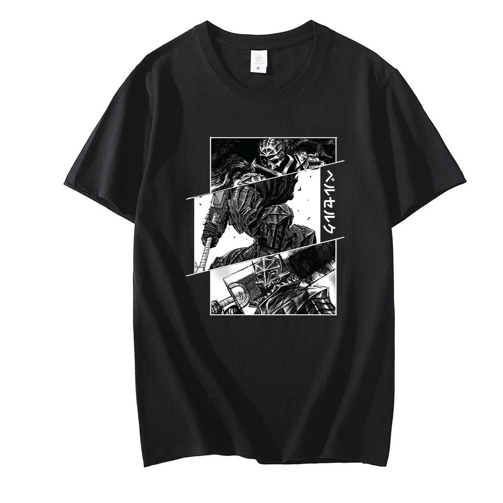 Berserk Guts T Shirt for Men Manga Swordsman Gatsu Sacrifice