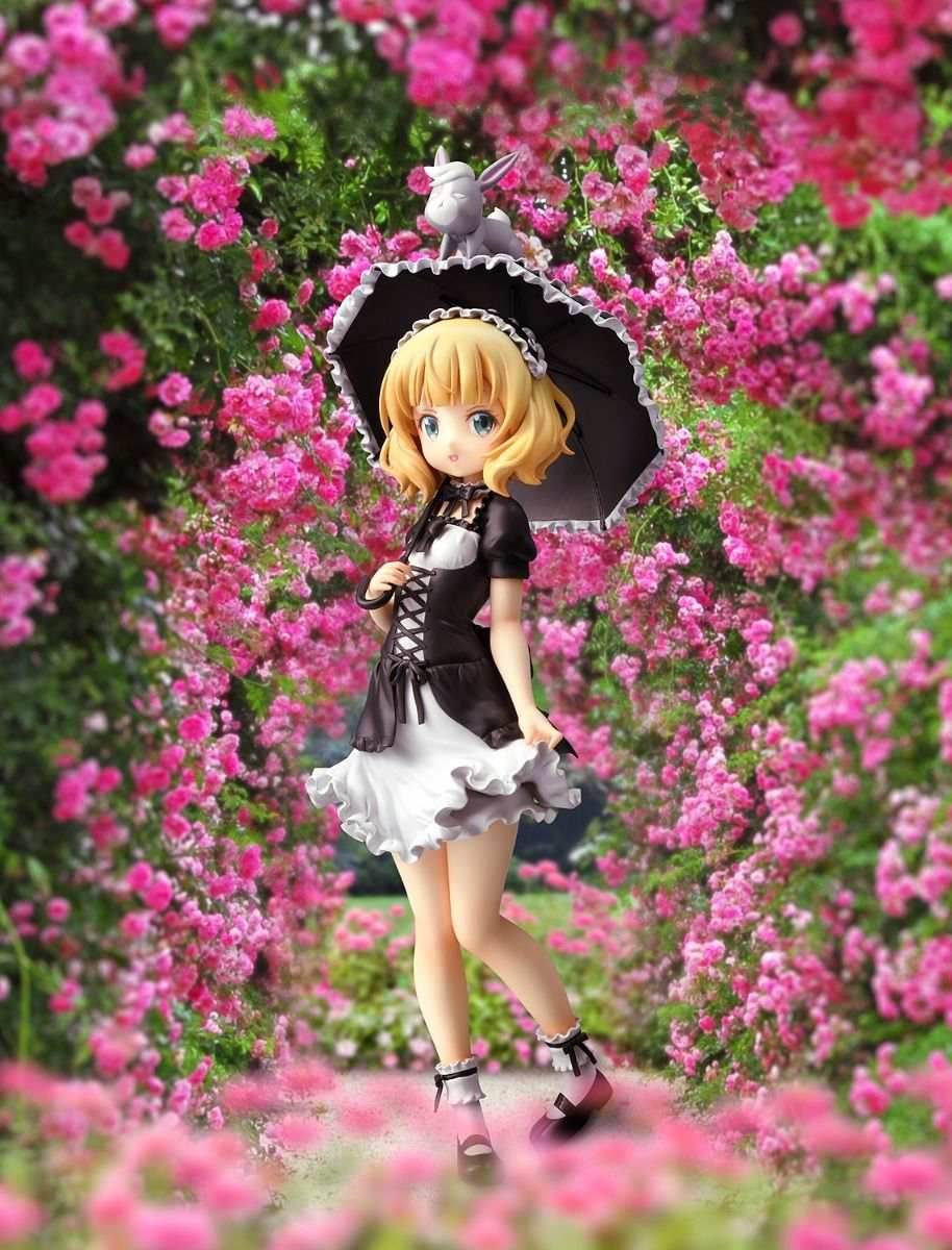 Bell Fine is The Order a Rabbit? Bloom: Syaro (Gothic Lolita Version) 1:7 Scale PVC Figure - 