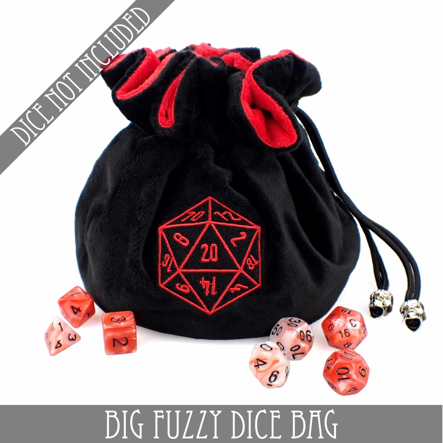 Big Fuzzy Dice Bag ( 6 Colors )