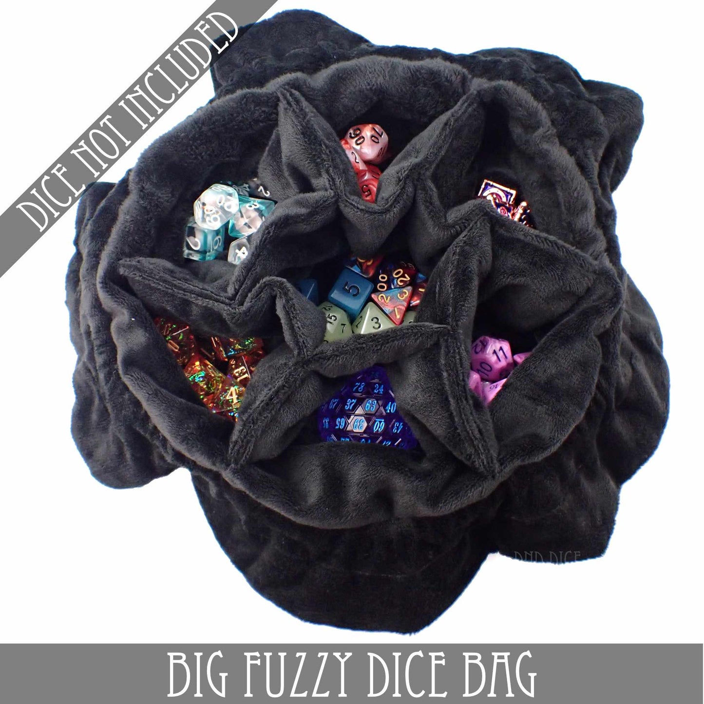 Big Fuzzy Dice Bag ( 6 Colors )