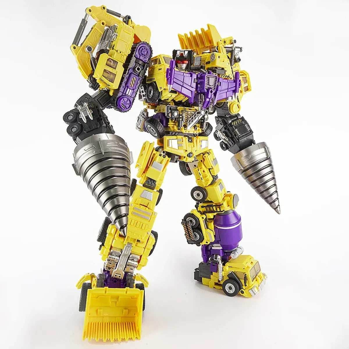 Jinbao 5-in-1 Big Transformation Predaking Anime Robot Action Figure - AOYI 8 IN 1