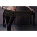 Belly Dance Waist Scarf Performance Tassel Hip Scarf Ethnic Tribe Dance Costume Belly Dance Waist Chain