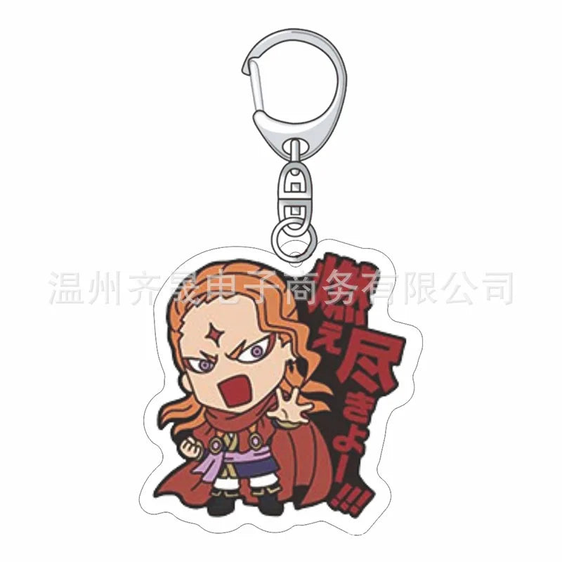 Black Clover Anime Fans Acrylic keychain Astayuno night see big Noel Fenlal keychain jewelry Fans gifts Car bag key chain