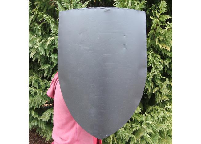 Black Medieval Blank Customizable War Shield