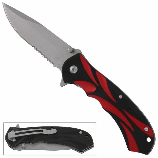 Black Rose Assisted Opening Pocket Knife