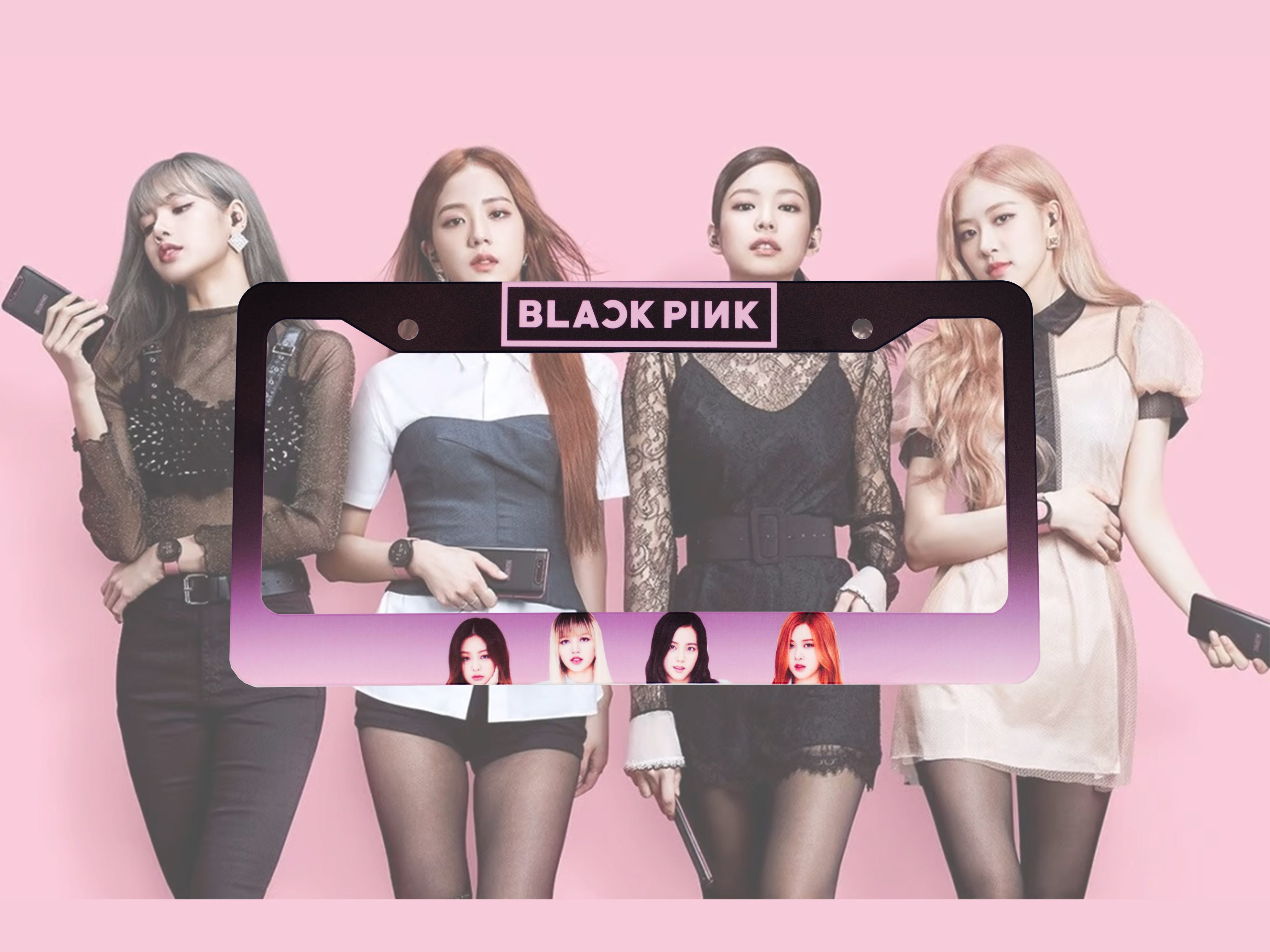 BlackPink Kpop License Plate Frame