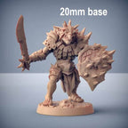 Blackrazor Warrior: Base Sculpt A (Male Hobgoblin) - With Helmet