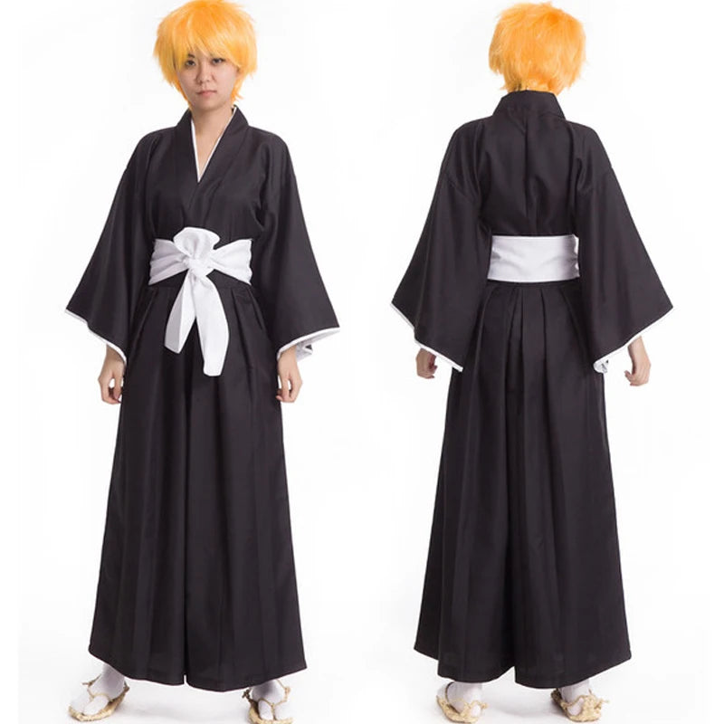 Bleach Kuchiki Rukia Cosplay Costumes Kurosaki Ichigo Die Pa Soul Society Shinigami Kimono Full Outfit Thousand-Year Blood War