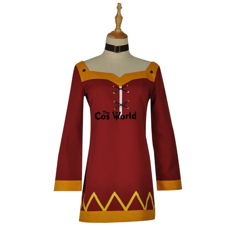 Blessing on this Wonderful World Megumin Cloak Dress Uniform Outfit Anime Cosplay Costumes