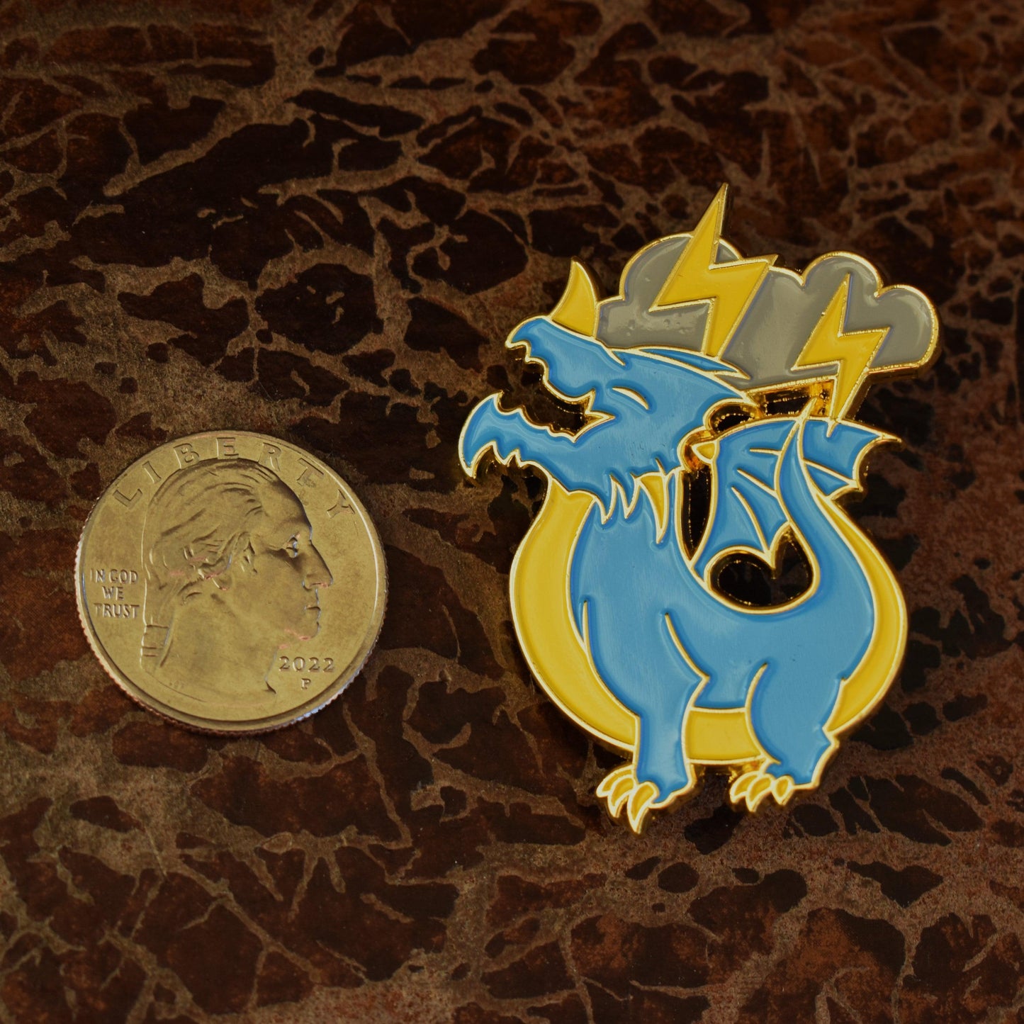 Blue Dragon Pin