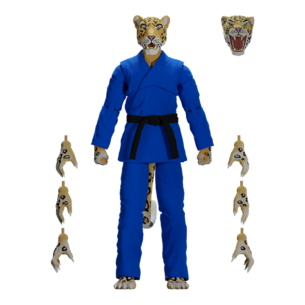 Jiu Jitsu Combat Creatures Jairo the Jaguar Action Figure